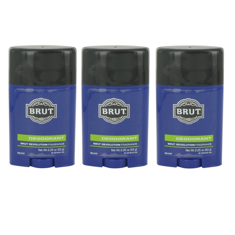 Brut Revolution Stick Deodorant 3-Pack
